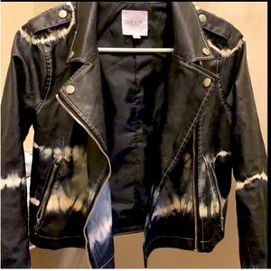 LE LIS SMALL OMBRÉ LEATHER JACKET